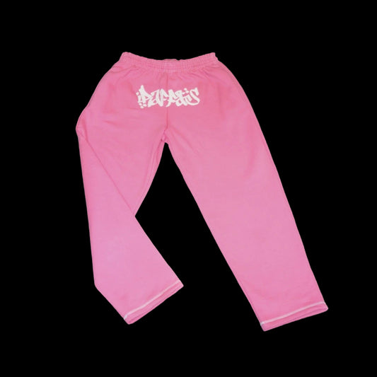 [pink] heavyweight 'arabic' joggers.