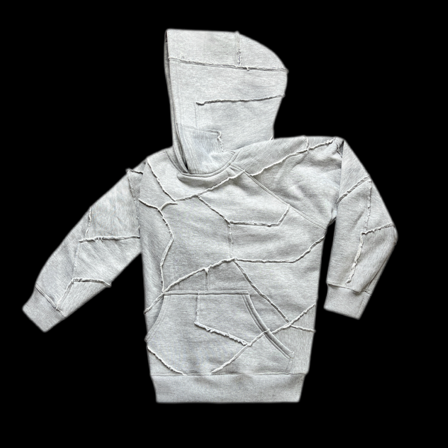 [patchwork.] heavyweight hoodie.