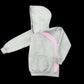 [paved in pink.] heavyweight hoodie.