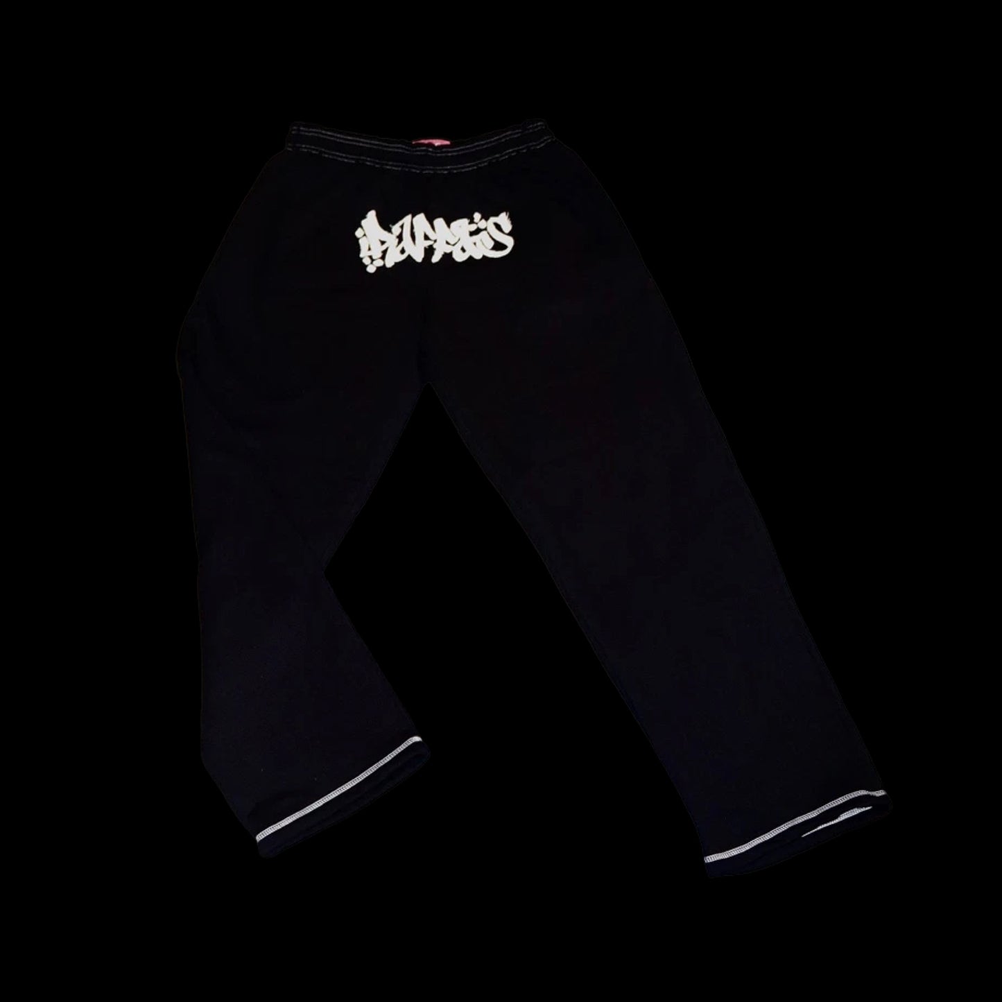 [black] heavyweight 'arabic' joggers.